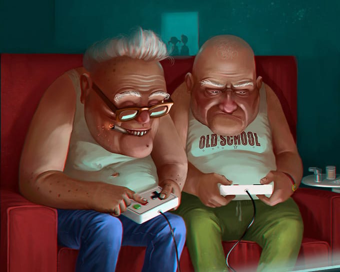 Los videojuegos son excelentes para la tercera edad