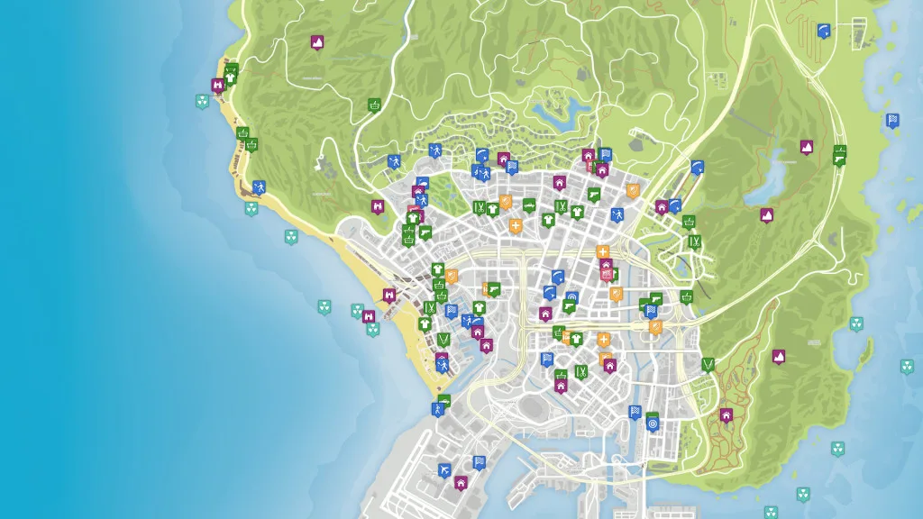 Mapa GTA V
