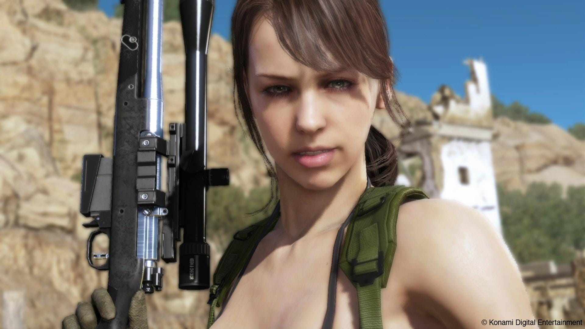 Mira cómo hicieron a Quiet, la bella sniper de Metal Gear