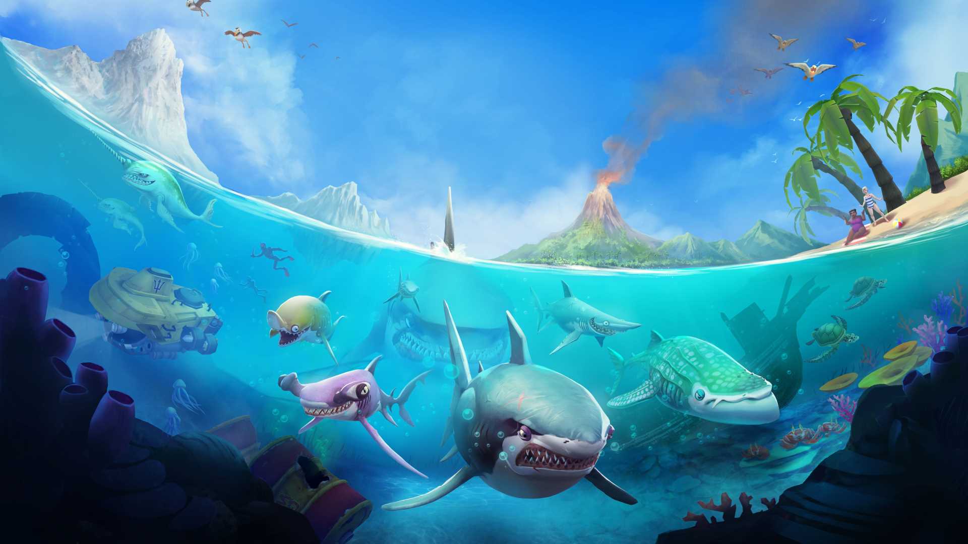 Los tiburones hambrientos están de regreso con Hungry Shark® World