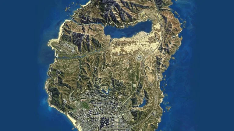 Cómo es el mapa de GTA 5 en detalle Cómo es el mapa de GTA 5 en detalle