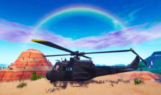 Un misterioso helicóptero sobrevuela el mapa de Fortnite