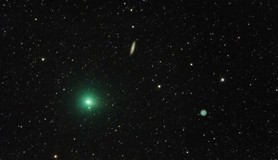 Cometa Tuttle – Giacobini – Kresák el 3 de marzo de 2017 cerca de Messier 108