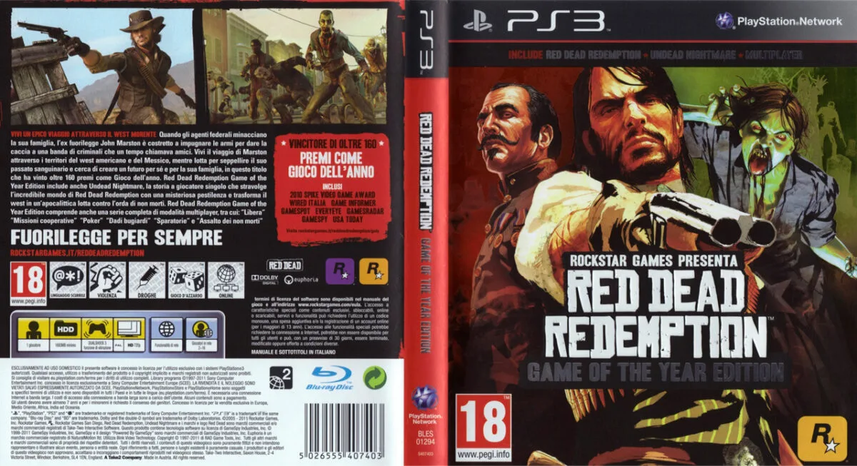 Cover Red Dead Redemption PS3