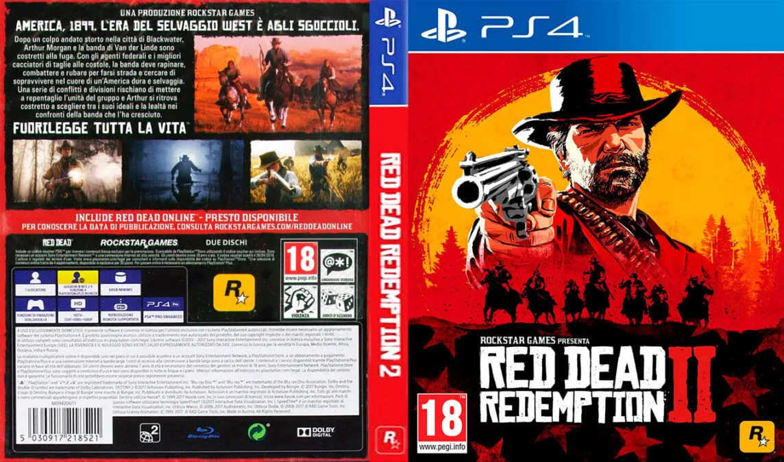 Cover Red Dead Redemption 2 - PS4