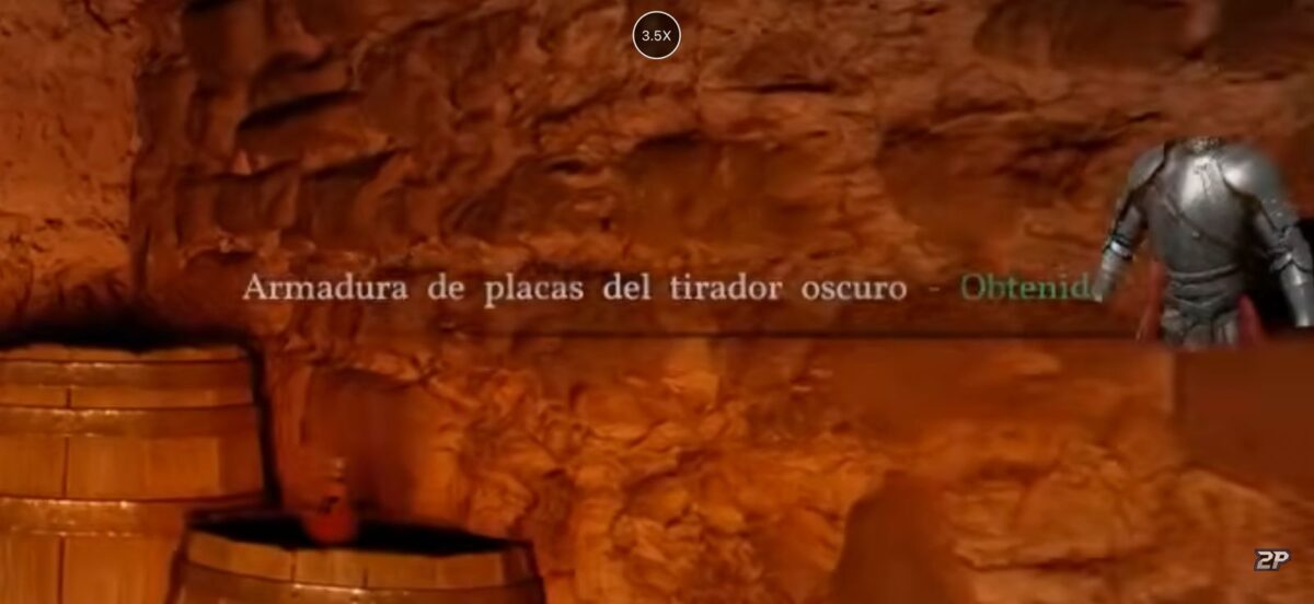 Armadura de placas del tirador oscuro