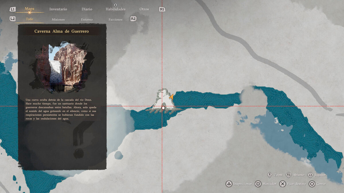 Ubicación Caverna Alma de Guerrero - Crimson Desert