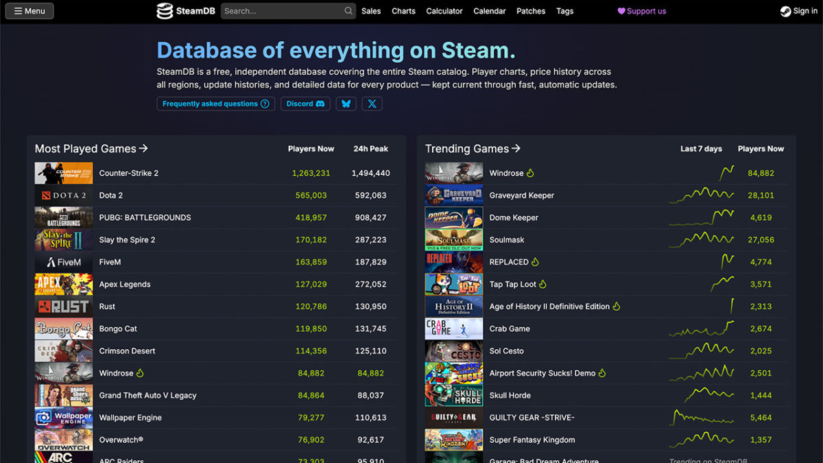 SteamDB